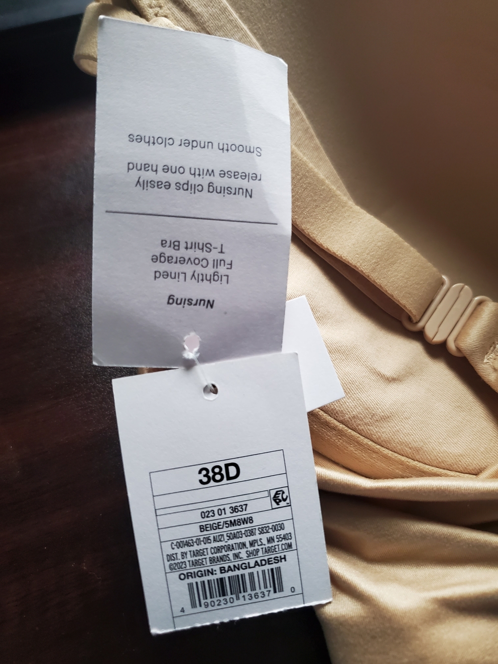 Target Nude Blush Padded Underwire Bra - Picture 3 of 5